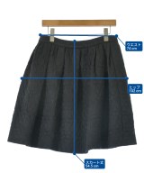 Miu Miu（ミュウミュウ）ひざ丈スカート 黒 サイズ:42(M位) レディース/2200610923036