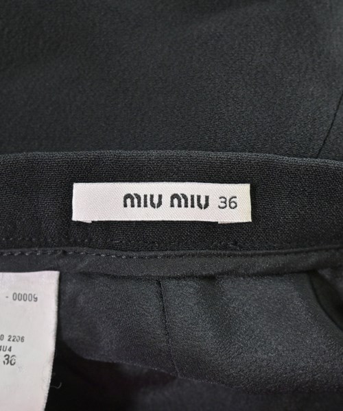 Miu Miu（ミュウミュウ）ミニスカート 黒 サイズ:36(XS位) レディース/2200610923074