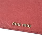 Miu Miu（ミュウミュウ）財布・コインケース 赤 サイズ:- レディース/2200611770011