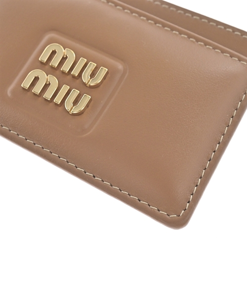Miu Miu（ミュウミュウ）カードケース 茶 サイズ:- レディース/2200612357211