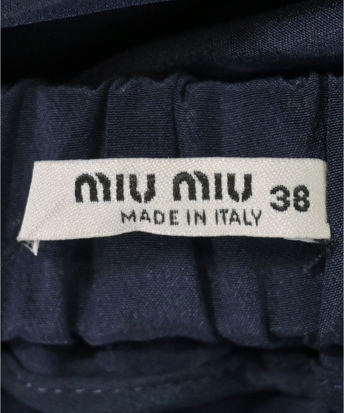 Miu Miu（ミュウミュウ）ロング・マキシ丈スカート 紺 サイズ:38(S位) レディース/2200613245050