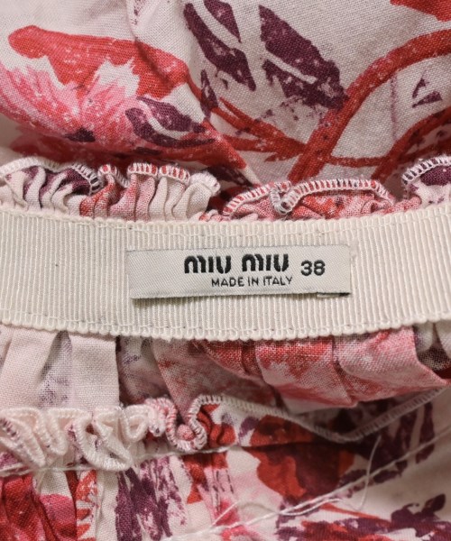 Miu Miu（ミュウミュウ）ひざ丈スカート 赤 サイズ:38(S位) レディース/2200613836012