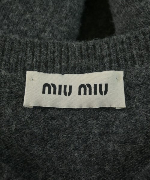 Miu Miu（ミュウミュウ）ニット・セーター グレー サイズ:40(M位) レディース/2200613963022