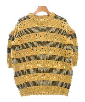 Miu Miu（ミュウミュウ）ニット・セーター 黄 サイズ:38(S位