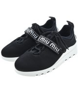 Miu Miu（ミュウミュウ）スニーカー 黒 サイズ:EU38 1/2(25cm位) レディース/2200608208015