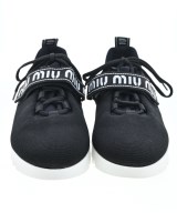 Miu Miu（ミュウミュウ）スニーカー 黒 サイズ:EU38 1/2(25cm位) レディース/2200608208015