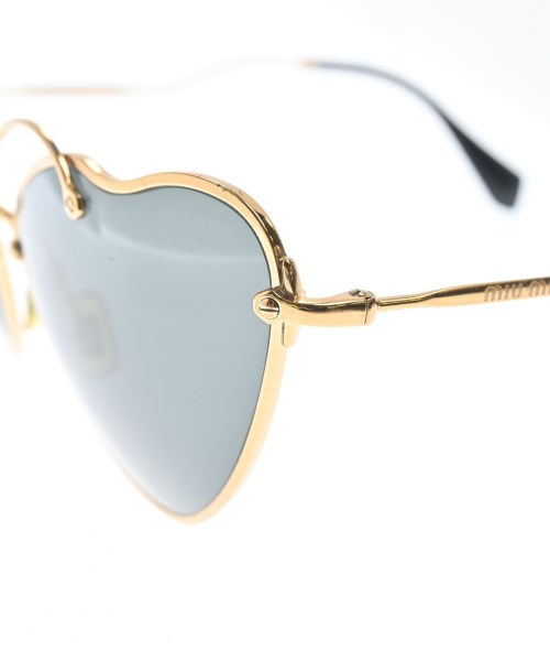 Miu Miu（ミュウミュウ）サングラス ゴールド サイズ:- レディース/2200616153055