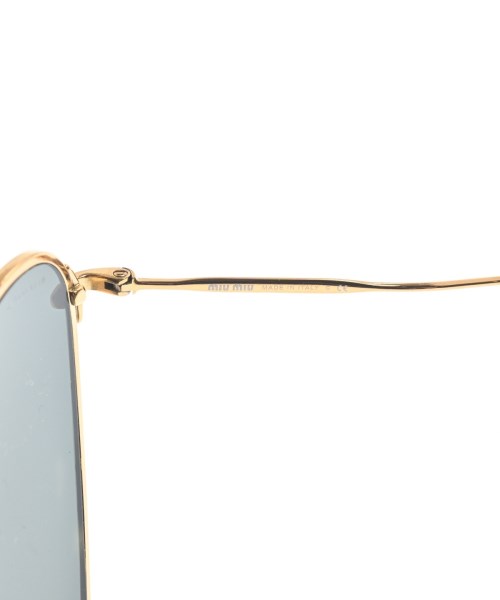 Miu Miu（ミュウミュウ）サングラス ゴールド サイズ:- レディース/2200616153055