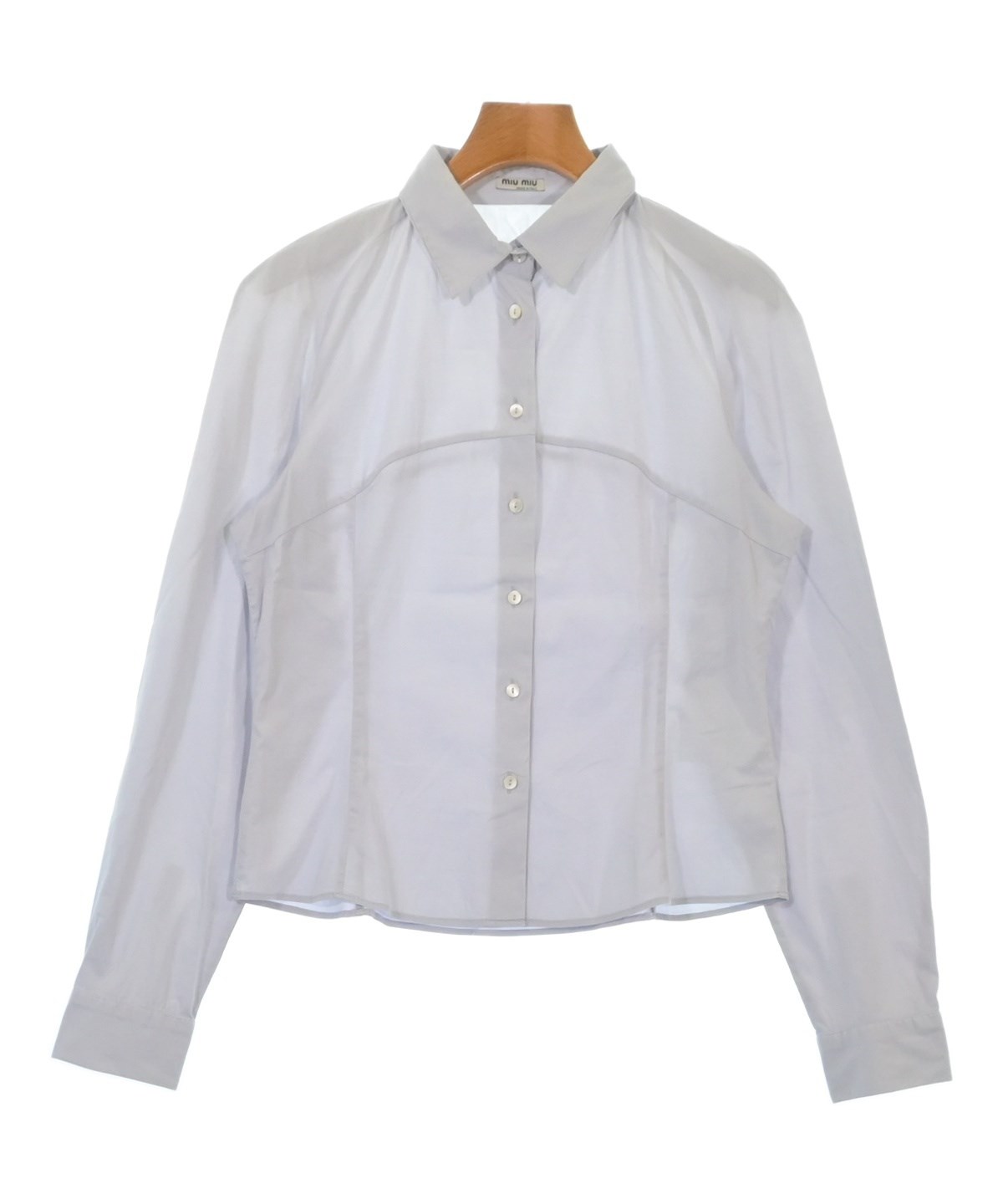 miumiu ブラウス Miu Miu（ミュウミュウ）ブラウス 紫 サイズ:40(M位) レディース