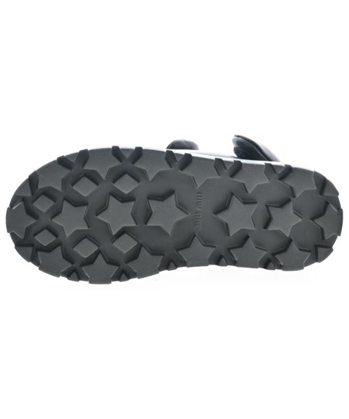 Miu Miu（ミュウミュウ）サンダル 黒 サイズ:EU36 1/2(23cm位) レディース/2200617501015