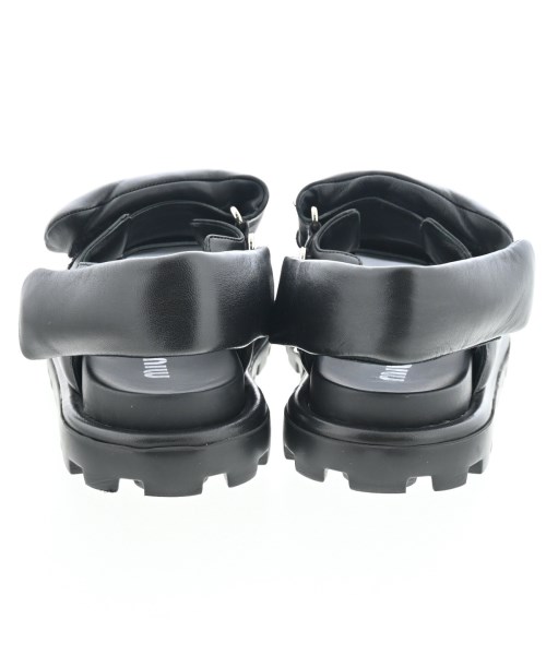 Miu Miu（ミュウミュウ）サンダル 黒 サイズ:EU36 1/2(23cm位) レディース/2200617501015