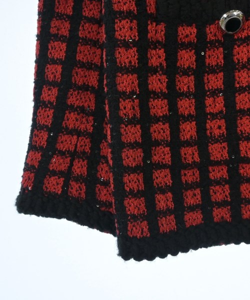 Miu Miu（ミュウミュウ）ノーカラージャケット 赤 サイズ:38(S位) レディース/2200618242016