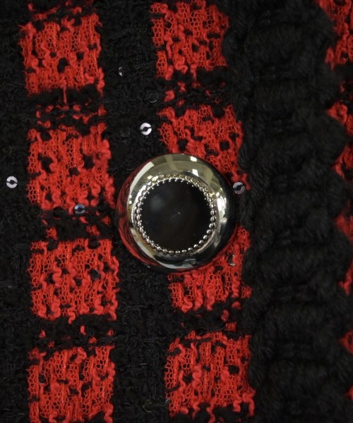 Miu Miu（ミュウミュウ）ノーカラージャケット 赤 サイズ:38(S位) レディース/2200618242016