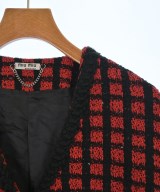 Miu Miu（ミュウミュウ）ノーカラージャケット 赤 サイズ:38(S位) レディース/2200618242016