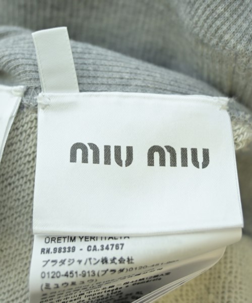 Miu Miu（ミュウミュウ）スウェット グレー サイズ:M レディース/2200618242023