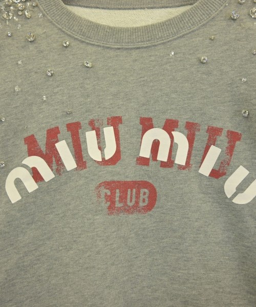 Miu Miu（ミュウミュウ）スウェット グレー サイズ:M レディース/2200618242023
