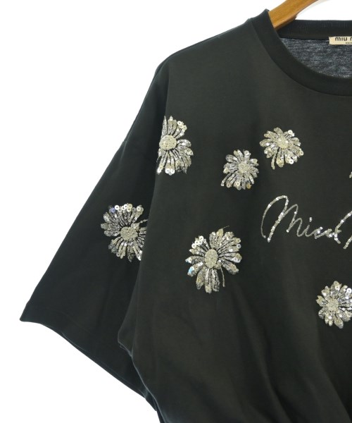 Miu Miu（ミュウミュウ）Tシャツ・カットソー 黒 サイズ:S レディース/2200618242030