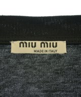 Miu Miu（ミュウミュウ）Tシャツ・カットソー 黒 サイズ:S レディース/2200618242030