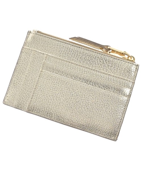 Miu Miu（ミュウミュウ）カードケース ゴールド サイズ:- レディース/2200597214790