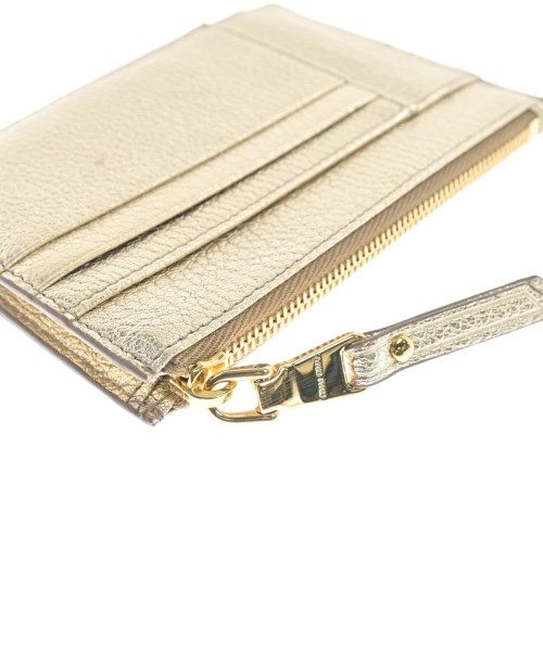 Miu Miu（ミュウミュウ）カードケース ゴールド サイズ:- レディース/2200597214790