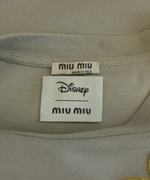 Miu Miu（ミュウミュウ）Tシャツ・カットソー グレー サイズ:S レディース/2200611637239