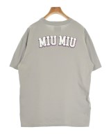Miu Miu（ミュウミュウ）Tシャツ・カットソー グレー サイズ:S レディース/2200611637239