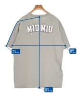 Miu Miu（ミュウミュウ）Tシャツ・カットソー グレー サイズ:S レディース/2200611637239