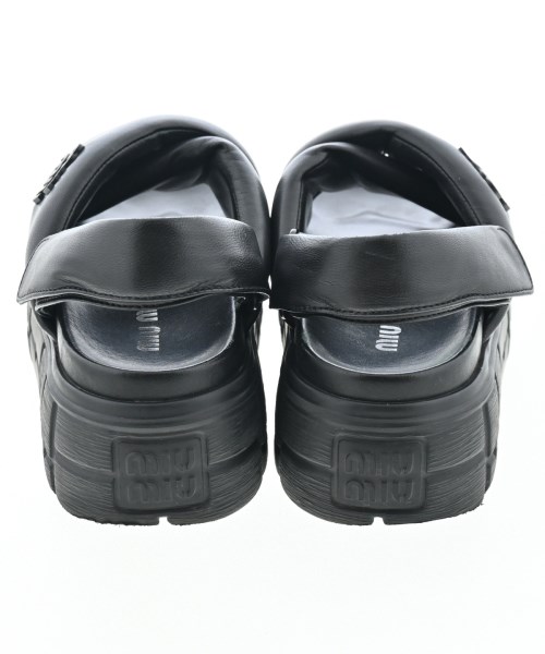 Miu Miu（ミュウミュウ）サンダル 黒 サイズ:EU35(21.5cm位) レディース/2200611834027