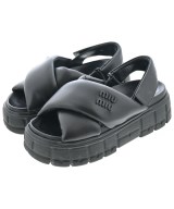 Miu Miu（ミュウミュウ）サンダル 黒 サイズ:EU35(21.5cm位) レディース/2200611834027