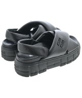 Miu Miu（ミュウミュウ）サンダル 黒 サイズ:EU35(21.5cm位) レディース/2200611834027