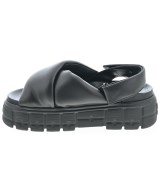 Miu Miu（ミュウミュウ）サンダル 黒 サイズ:EU35(21.5cm位) レディース/2200611834027