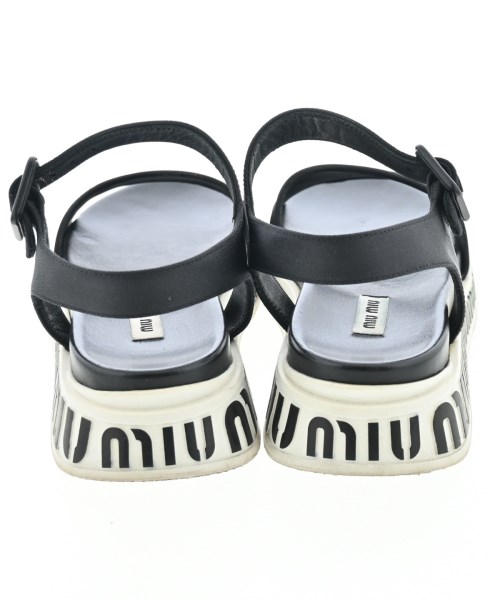Miu Miu（ミュウミュウ）サンダル 黒 サイズ:EU35 1/2(22cm位) レディース/2200611834034
