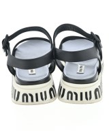 Miu Miu（ミュウミュウ）サンダル 黒 サイズ:EU35 1/2(22cm位) レディース/2200611834034