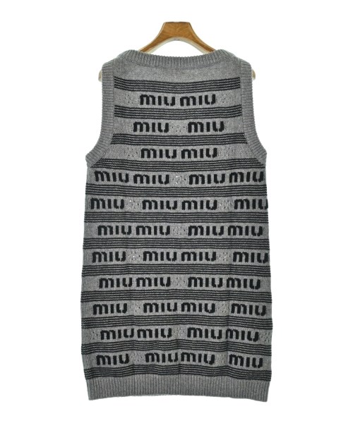 Miu Miu（ミュウミュウ）ワンピース グレー サイズ:36(XS位) レディース/2200611834058