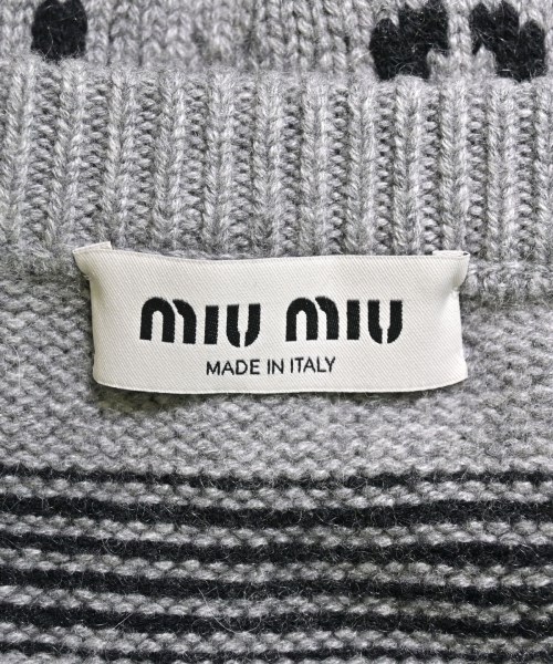 Miu Miu（ミュウミュウ）ワンピース グレー サイズ:36(XS位) レディース/2200611834058