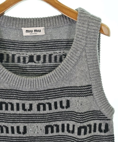 Miu Miu（ミュウミュウ）ワンピース グレー サイズ:36(XS位) レディース/2200611834058