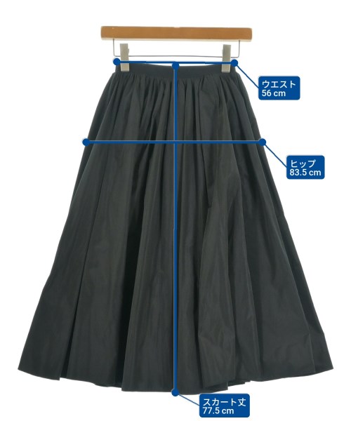 Miu Miu（ミュウミュウ）ロング・マキシ丈スカート 黒 サイズ:36(XS位) レディース/2200611834065