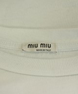 Miu Miu（ミュウミュウ）Tシャツ・カットソー 白 サイズ:XS レディース/2200619693077