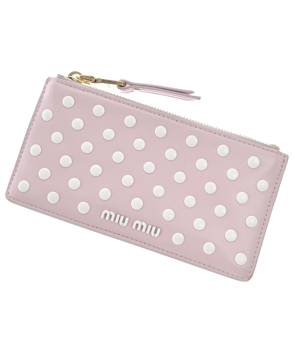 Miu Miu（ミュウミュウ）カードケース ピンク サイズ:- レディース