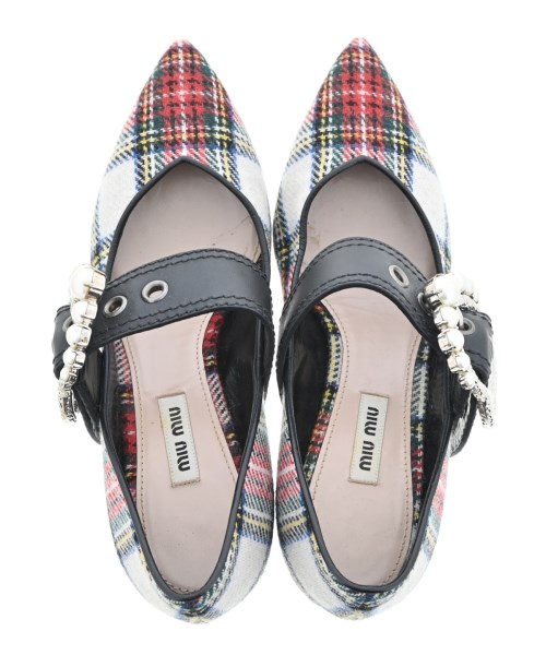 Miu Miu（ミュウミュウ）パンプス 白 サイズ:EU37 1/2(24cm位) レディース/2200608554044