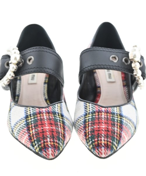 Miu Miu（ミュウミュウ）パンプス 白 サイズ:EU37 1/2(24cm位) レディース/2200608554044