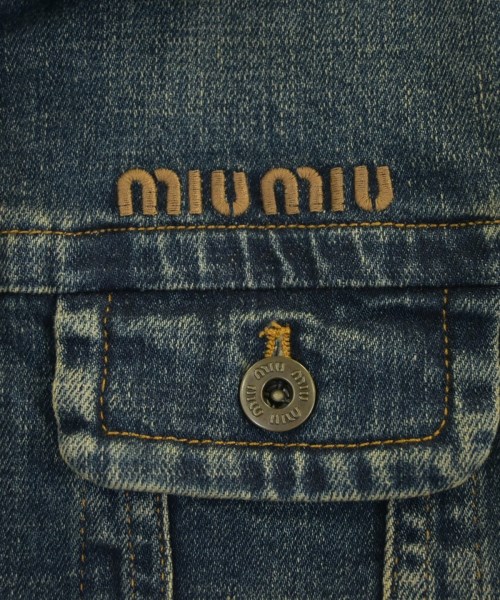 Miu Miu（ミュウミュウ）デニムジャケット 青 サイズ:38(S位) レディース/2200608860015