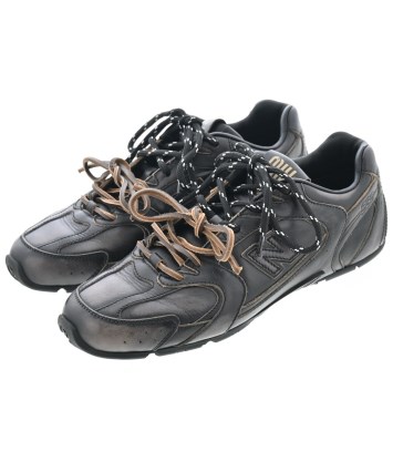 Miu Miu（ミュウミュウ）スニーカー 黒 サイズ:EU38 1/2(25cm位