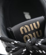 Miu Miu（ミュウミュウ）スニーカー 黒 サイズ:EU38 1/2(25cm位) レディース/2200609071014