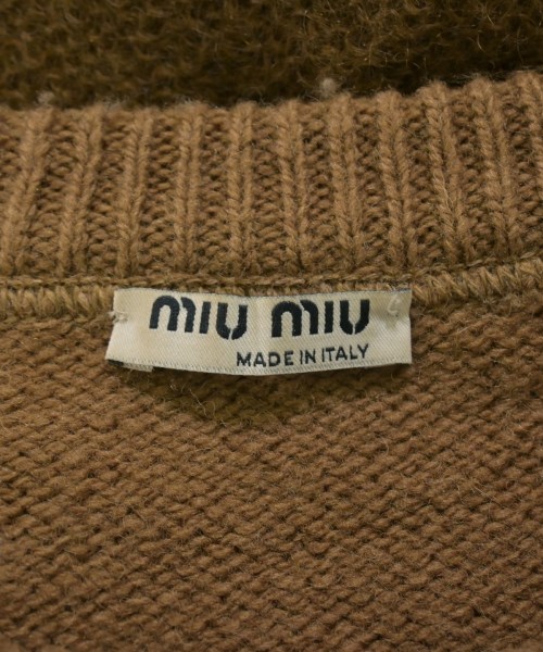 Miu Miu（ミュウミュウ）ニット・セーター 茶 サイズ:-(XL位) レディース/2200609382011