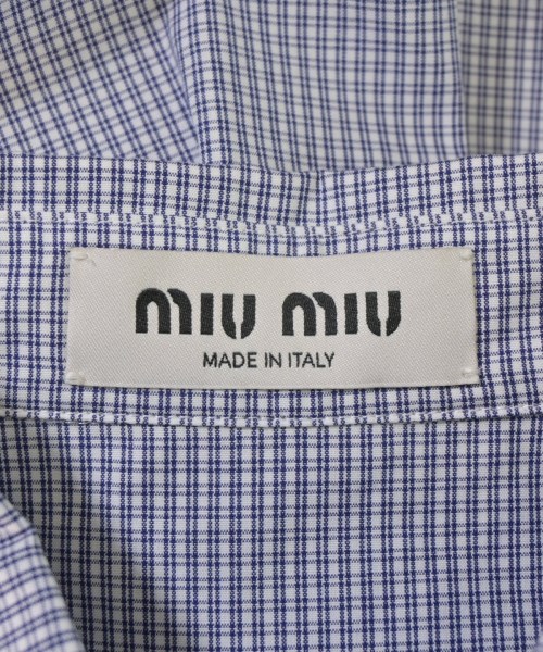 Miu Miu（ミュウミュウ）カジュアルシャツ 紺 サイズ:36(S位) レディース/2200673174062