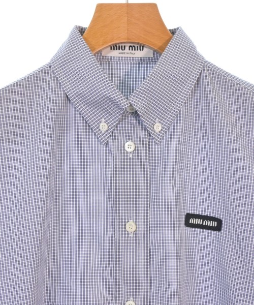 Miu Miu（ミュウミュウ）カジュアルシャツ 紺 サイズ:36(S位) レディース/2200673174062