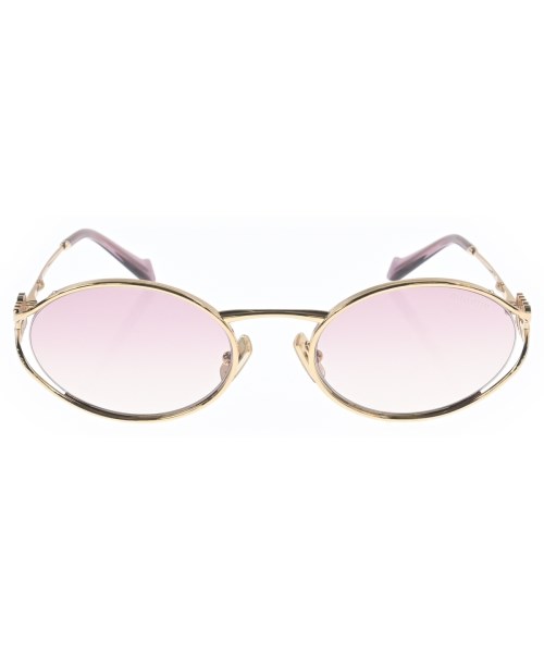 Miu Miu（ミュウミュウ）サングラス ゴールド サイズ:- レディース/2200673980052
