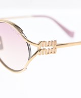 Miu Miu（ミュウミュウ）サングラス ゴールド サイズ:- レディース/2200673980052