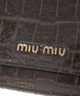 Miu Miu（ミュウミュウ）財布・コインケース 茶 サイズ:- レディース/2200646492032